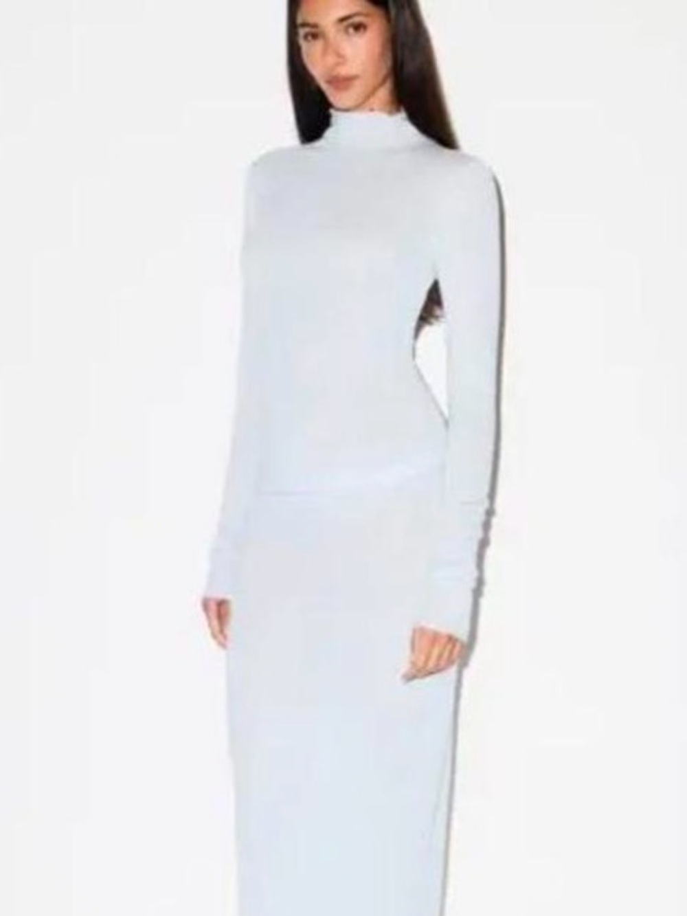 Skims like new feather weight cashmere turtleneck sweater. Originally $178